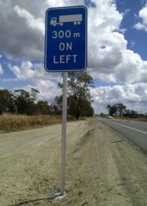 76OD Aluminium Frangible Pole, Rockhampton QLD